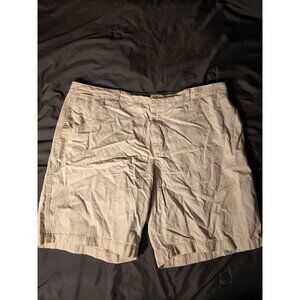 Club room Mens Size 44 Waist Big & Tall Chino Shorts Light Tan Bermuda